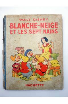 Contracubierta de BLACHE NEIGE ET LES SEPT NAINS (Walt Disney) Hachette France 1938