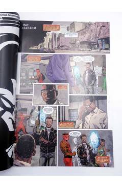 Contracubierta de BLACK PANTHER AND THE CREW 5 (Coates / Harvey / Guice) Marvel 2017. VF