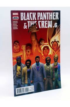 Cubierta de BLACK PANTHER AND THE CREW 6 (Coates / Harvey / Guice) Marvel 2017. VF
