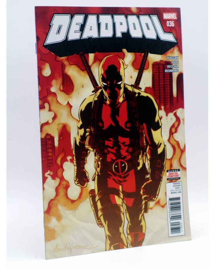 Cubierta de DEADPOOL 36 (Duggan / Lolli) Marvel 2017. VF