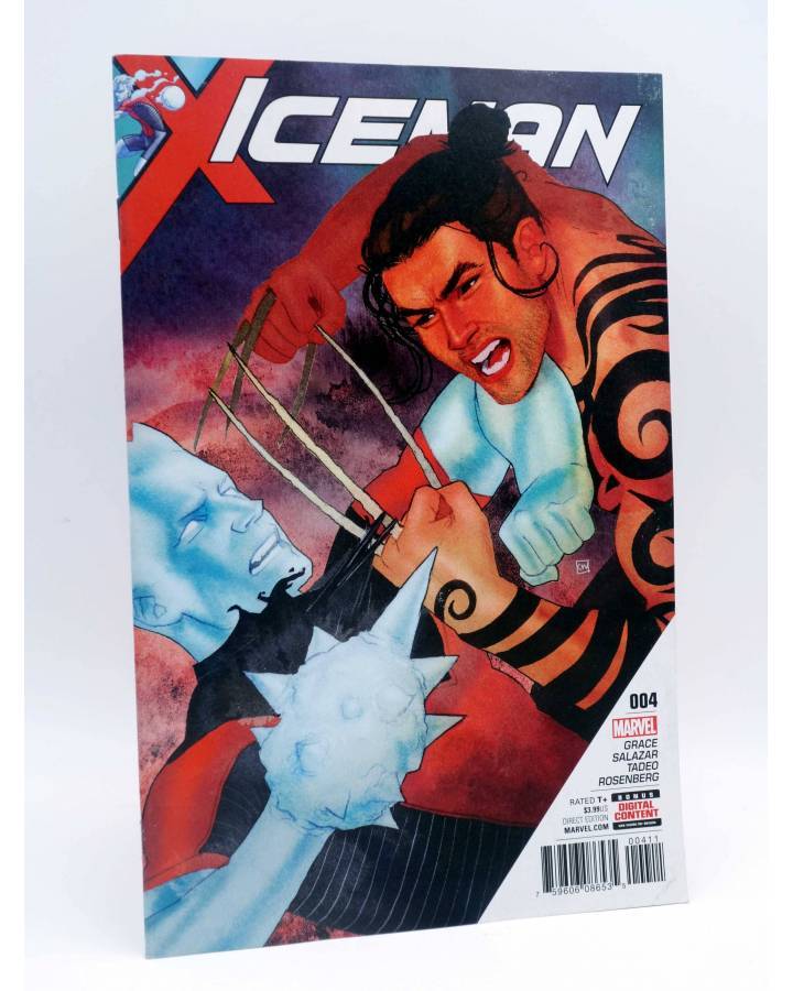 Cubierta de ICEMAN 4 (Grace / Salazar / Tadeo) Marvel 2017. VF
