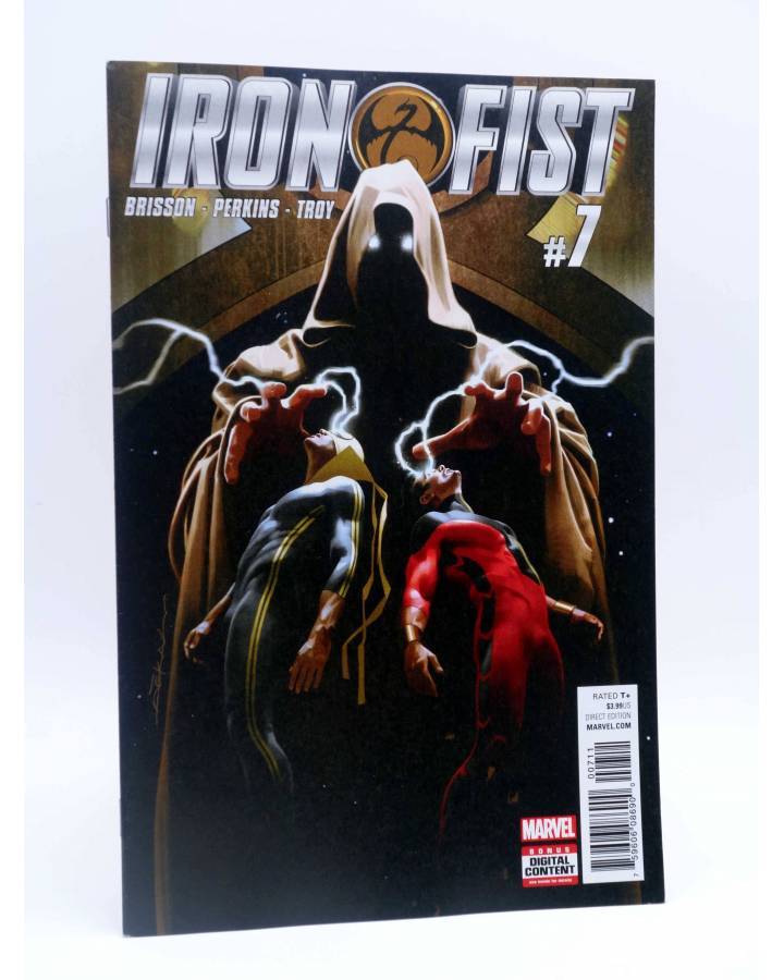 Cubierta de IRON FIST 7 (Brisson / Perkins / Troy) Marvel 2017. VF