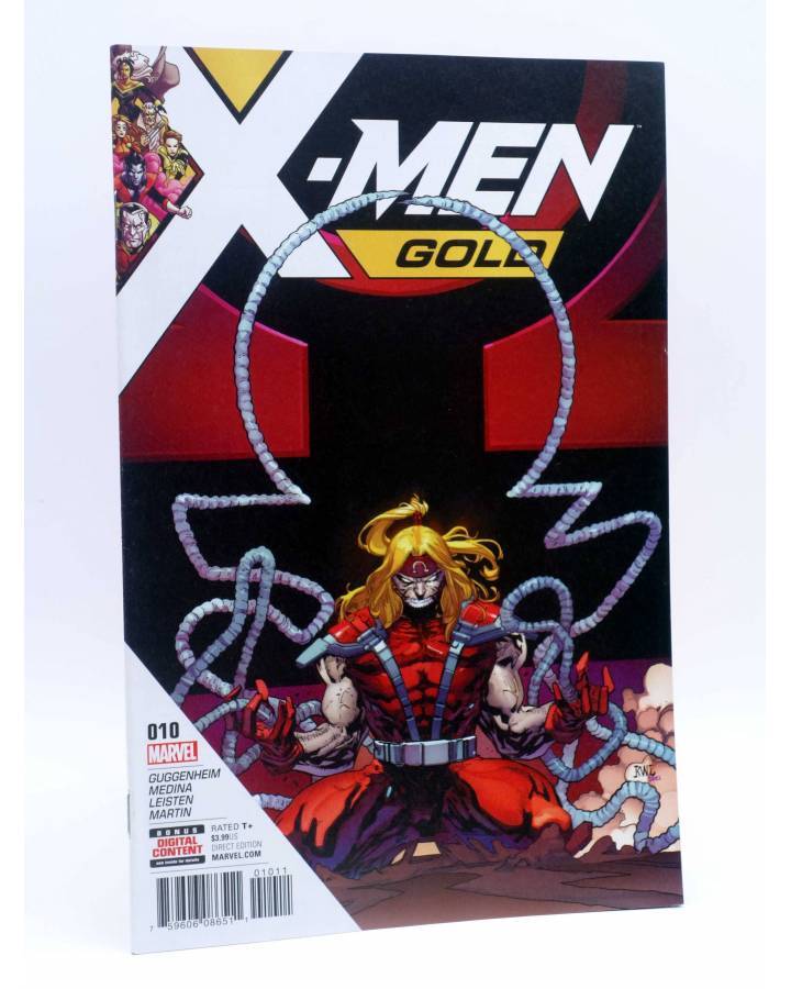 Cubierta de X MEN X-MEN GOLD 10 (Guggenheim / Medina / Leisten) Marvel 2017. VF