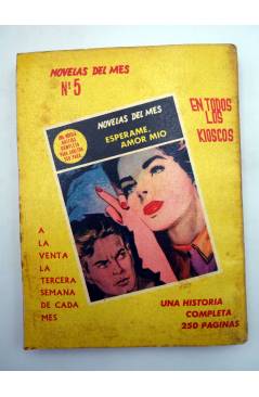 Contracubierta de COLECCIÓN RECUERDOS 5. SÓLO UN FRACASADO Y TRAICIONAR UN AMOR (Vvaa) Editormex 1965