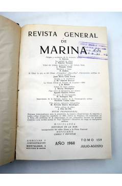 Muestra 4 de REVISTA GENERAL DE MARINA TOMOS 158 Y 159. AÑO 1960 COMPLETO. ENE-DIC. 778+744 PÁGS (Vvaa) Ministerio de Ma