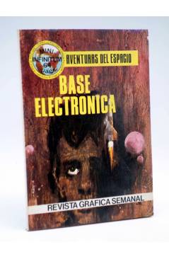 Cubierta de MINI INFINITUM AVENTURAS DEL ESPACIO 21. BASE ELECTRÓNICA. Producciones Editoriales 1981