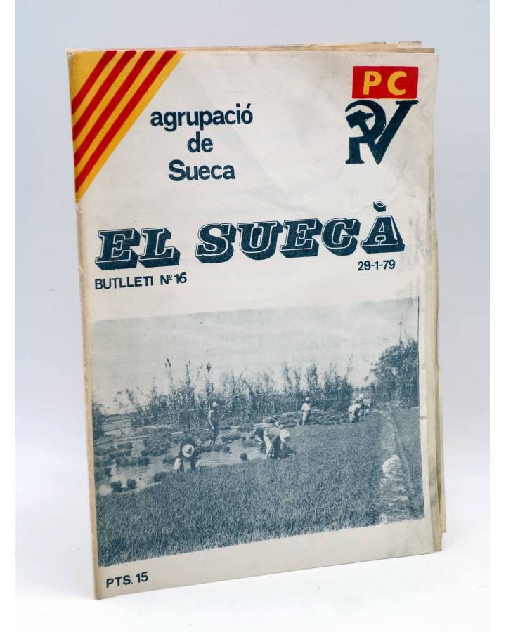 Cubierta de FANZINE EL SUECÀ. BUTLLETÍ Nº 16 (Vvaa) Agrupació de Sueca. Partit Comunista Valencià PCV 1979