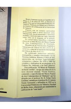 Contracubierta de EL MUSEO DE VILLAFAMÉS. UN HECHO INSÓLITO (Beatriz Guttmann) Diputació de Castelló 1995