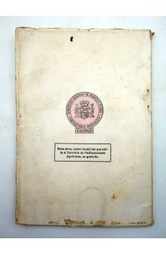 Contracubierta de LA SOJA SU CULTIVO Y APLICACIONES (José Mª De Soroa) Publicaciones Agrícolas Circa 1935