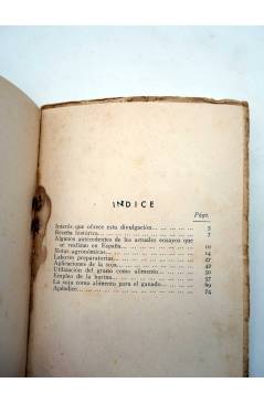 Muestra 1 de LA SOJA SU CULTIVO Y APLICACIONES (José Mª De Soroa) Publicaciones Agrícolas Circa 1935