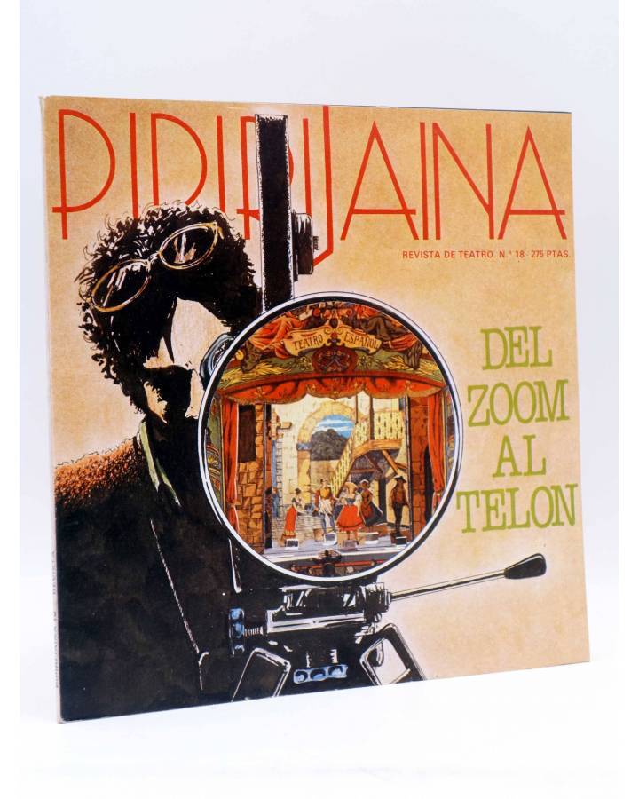 Cubierta de PIPIRIJAINA REVISTA DE TEATRO 18. DEL ZOOM AL TELÓN (Vvaa) Centro Documentación Teatral 1981