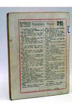 Contracubierta de BIBLIOTECA ROCÍO 34 XXXIV. EL MEJOR MÉDICO: AMOR (Gustavo Del Barco) Betis Circa 1938