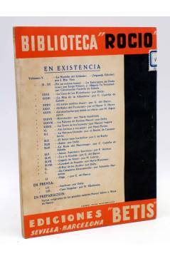 Contracubierta de BIBLIOTECA ROCÍO 51 LI. DIGA (Gustavo Del Barco) Betis Circa 1939