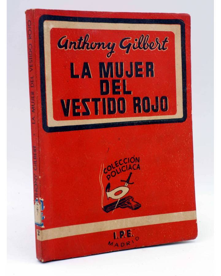 Cubierta de COLECCIÓN POLICIACA 2. LA MUJER DEL VESTIDO ROJO (Anthony Gilbert) Rialto 1944