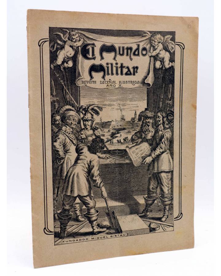 Cubierta de EL MUNDO MILITAR. REVISTA DECENAL ILUSTRADA. AÑO X Nº 328 (Vvaa) Miguel Gistau 1917