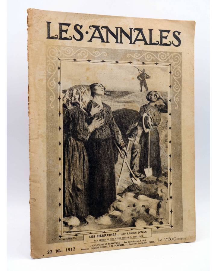 Cubierta de LES ANNALES POLITIQUES ET LITTERAIRES 1770. REVUE UNIVERSELLE. 27 MAI 1917. Les Annales Politiques et Litter