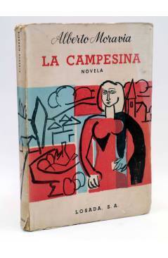 Cubierta de LA CAMPESINA (Alberto Moravia) Losada 1959