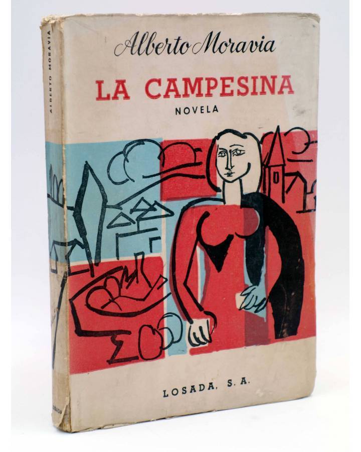 Cubierta de LA CAMPESINA (Alberto Moravia) Losada 1959