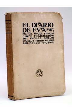 Cubierta de EL DIARIO DE EVA (Mark Twain) Biblioteca Nueva Circa 1915