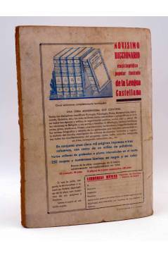 Contracubierta de LA NOVELA AVENTURA 68. CAPITÁN DRUMMOND. EL TERCER ROUND (Sapper) Hymsa 1935