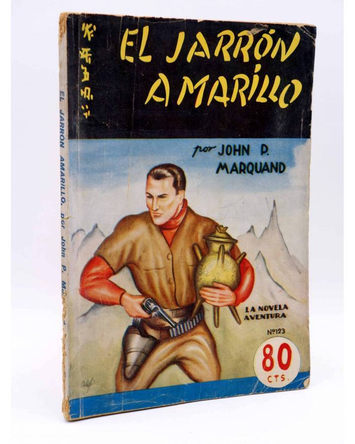 Cubierta de LA NOVELA AVENTURA 123. EL JARRÓN AMARILLO (John P. Marquand) Hymsa 1936