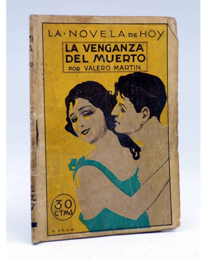 Cubierta de LA NOVELA DE HOY 131. LA VENGANZA DEL MUERTO (Alberto Valero Martín / Ochoa) Atlántida 1924