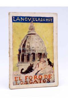 Cubierta de LA NOVELA DE HOY 336. EL FORO DE LOS GATOS (Joaquín Belda / Marín) Atlántida 1928