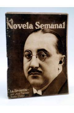 Cubierta de LA NOVELA SEMANAL 5. LA SIRVIENTA (José Francés / Manchón) Prensa Gráfica 1921
