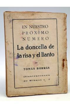 Contracubierta de LA NOVELA SEMANAL 17. EL ALMA DE SIXTO (Eduardo Marquina / Manchón) Prensa Gráfica 1921