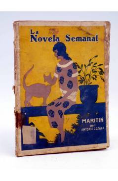 Cubierta de LA NOVELA SEMANAL 114. MARITÍN (Antonio Zozaya) Prensa Gráfica 1923