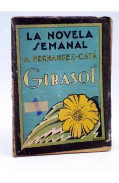 Cubierta de LA NOVELA SEMANAL 149. GIRASOL (A. Hernández Catá) Prensa Gráfica 1924