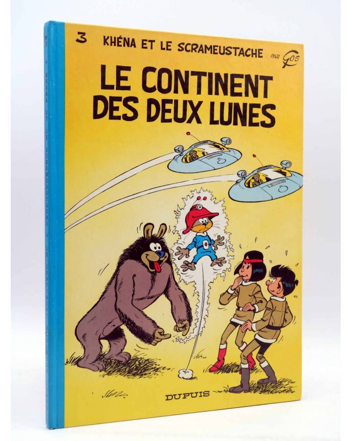 Cubierta de KHENA ET LE SCRAMEUSTACHE 3. LE CONTINENT DES DEUX LUNES (Gos) Dupuis 1976. EO