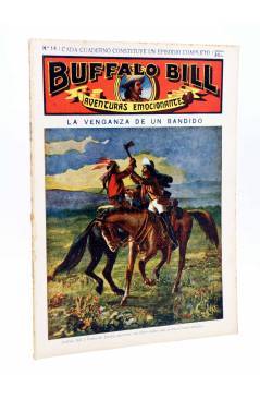 Cubierta de BUFFALO BILL. AVENTURA EMOCIONANTES 14. LA VENGANZA DE UN BANDIDO. Sopena Circa 1900