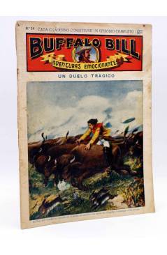 Cubierta de BUFFALO BILL. AVENTURA EMOCIONANTES 24. UN DUELO TRÁGICO. Sopena Circa 1900
