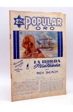 Cubierta de POPULAR ORO 7. LA HORDA PLATEADA (Rex Beach) Molino 1951