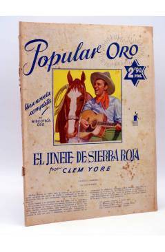 Cubierta de POPULAR ORO 8. EL JINETE DE SIERRA ROJA (Clem Yore) Molino 1951