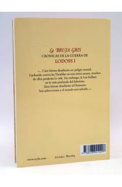 Contracubierta de LA BRUJA GRIS. CRÓNICAS DE LA GUERRA DE LODOSS I (Ryo Mizuno) Genko Books 2008