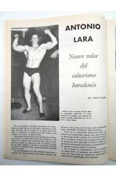 Muestra 2 de REVISTA LAS PESAS FISICO CULTURISMO Y HALTEROFILIA 104. ANTONIO LARA (Vvaa) Alas 1972
