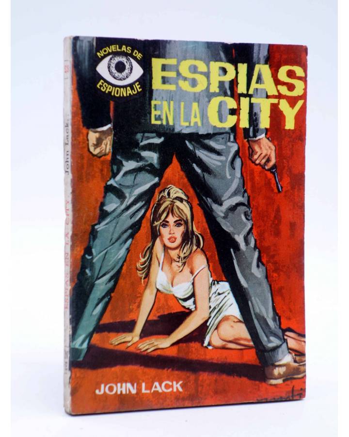 Cubierta de NOVELAS DE ESPIONAJE 28. ESPÍAS EN LA CITY (John Lack) Tesoro 1964