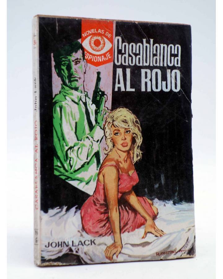Cubierta de NOVELAS DE ESPIONAJE 34. CASABLANCA AL ROJO (John Lack) Tesoro 1964