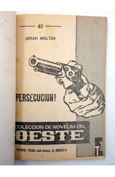 Muestra 1 de NOVELAS DEL OESTE 41. PERSECUCIÓN (Uriah Moltan) Tesoro 1963