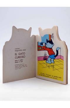 Muestra 1 de CUENTO TROQUELADO PEQUEÑO ZOO 74. EL GATO CURIOSO (E. Sotillos / A. Ayné) Toray 1967