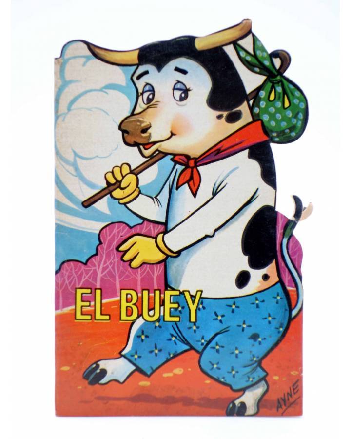 Cubierta de CUENTO TROQUELADO PEQUEÑO ZOO 129. EL BUEY (E. Sotillos / A. Ayné) Toray 1968