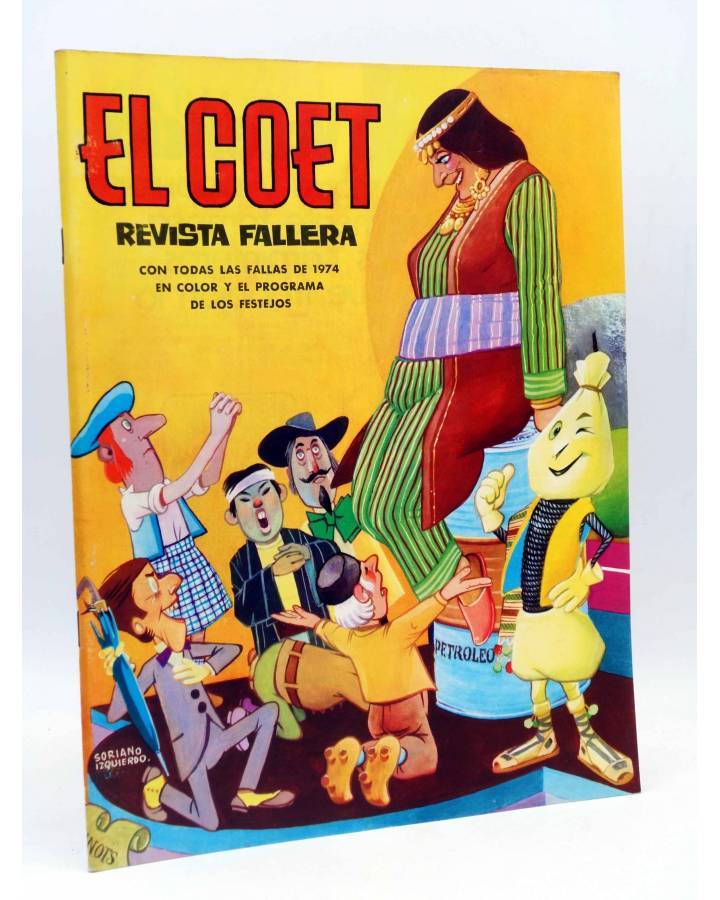 Cubierta de EL COET AÑO XXX Nº 30. REVISTA FALLERA. AÑO 1974 (Vvaa) Valenciana 1974. FALLAS VALENCIA