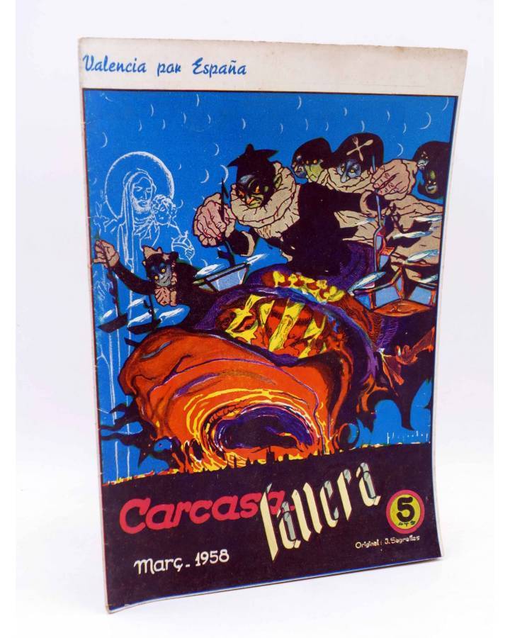 Cubierta de CARCASA FALLERA AÑO VII Nº 7. REVISTA DE FALLAS. CUBIERTA SEGRELLES (Vvaa) Valencia 1958