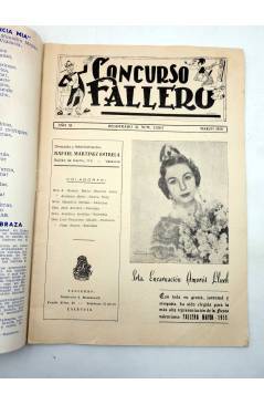 Muestra 1 de CONCURSO FALLERO AÑO XI 11. REVISTA DE FALLAS POR COLABORACIÓN POPULAR (Vvaa) Valencia 1958