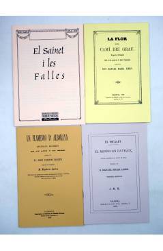 Contracubierta de EL SAINET I LES FALLES. 7 CUADERNOS EN ESTUCHE DE CARTÓN (Vvaa) DPV 1997