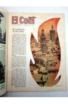 Muestra 6 de EL COET. REVISTA FALLERA. LOTE DE 9 NºS ENTRE 1963 Y 1983. FALLAS VALENCIA. Valenciana 1963