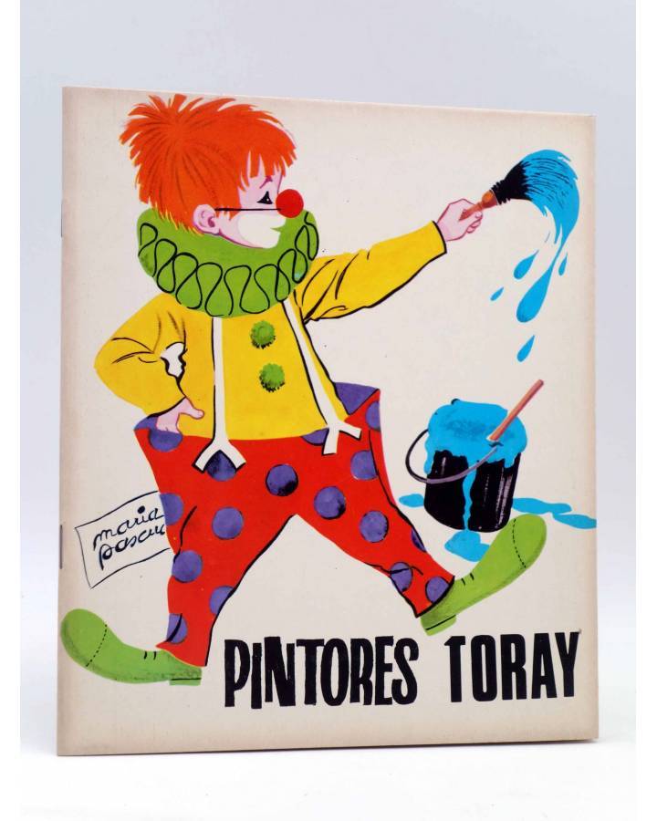 Cubierta de PINTORES TORAY SERIE M 2. PAYASO CON CUBO DE PINTURA (María Pascual) Toray 1975