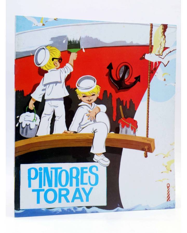 Cubierta de PINTORES TORAY SERIE G 10. PINTANDO UN BARCO (¿María Pascual?) Toray 1988